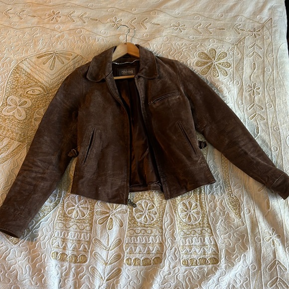 Wilson’s Vintage 1990’s Women’s Leather Jacket size S - Picture 9 of 10